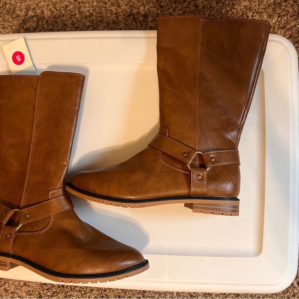 Cat & Jack Brown Heeled Boots - Picture 7 of 7